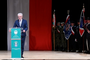  Uroczystość z okazji Narodowego Święta Niepodległości w Śląskim Oddziale Straży Granicznej