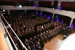  Uroczystość z okazji Narodowego Święta Niepodległości w Śląskim Oddziale Straży Granicznej