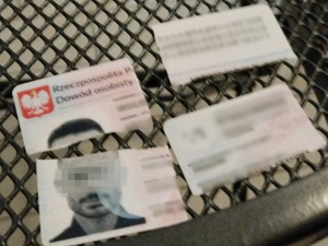  Sfałszowany polski dowód osobisty