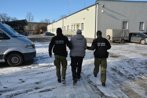 Cudzoziemiec zatrzymany przez funkcjonariuszy SG z Bielska-Białej