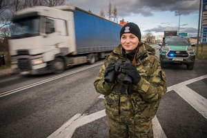  Funkcjonariuszka Placówki SG w Opolu