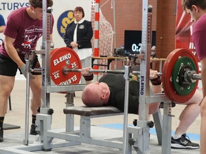  Przemysław Śmiłek podczas Pucharu Polski w Wyciskaniu Leżąc Klasycznym