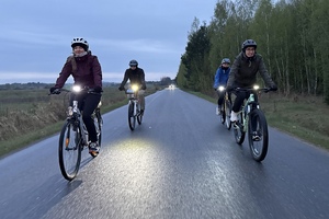  Jubileuszowy rajd rowerowy funkcjonariuszy i pracowników Śląskiego Oddziału Straży Granicznej