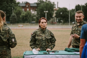Śląski Oddział SG na trasie jubileuszowego biegu sztafetowego