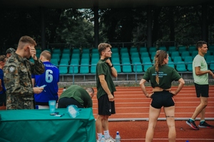Śląski Oddział SG na trasie jubileuszowego biegu sztafetowego