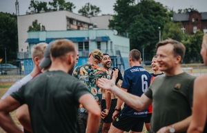 Śląski Oddział SG na trasie jubileuszowego biegu sztafetowego