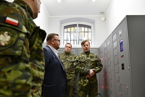 Marszałek Województwa Opolskiego z wizytą w Placówce Straży Granicznej w Opolu