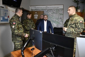 Marszałek Województwa Opolskiego z wizytą w Placówce Straży Granicznej w Opolu